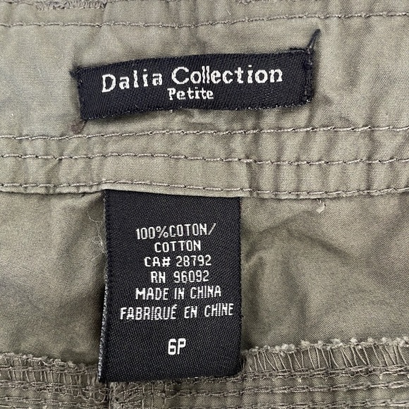 DALIA COLLECTION JEWEL DETAIL ADJUSTABLE CARGO PANT - Picture 8 of 8